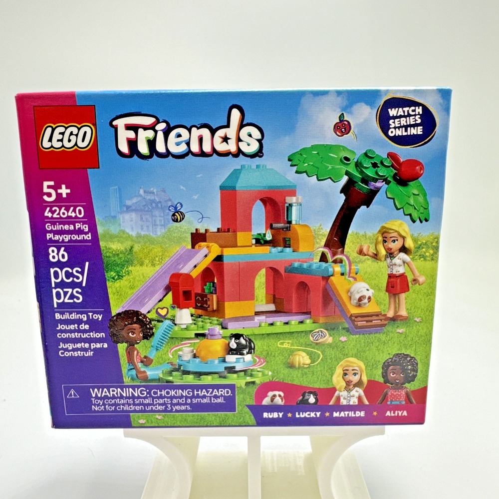 LEGO Friends Guinea Pig Playground - Building Toy Pretend Play Set for Kids